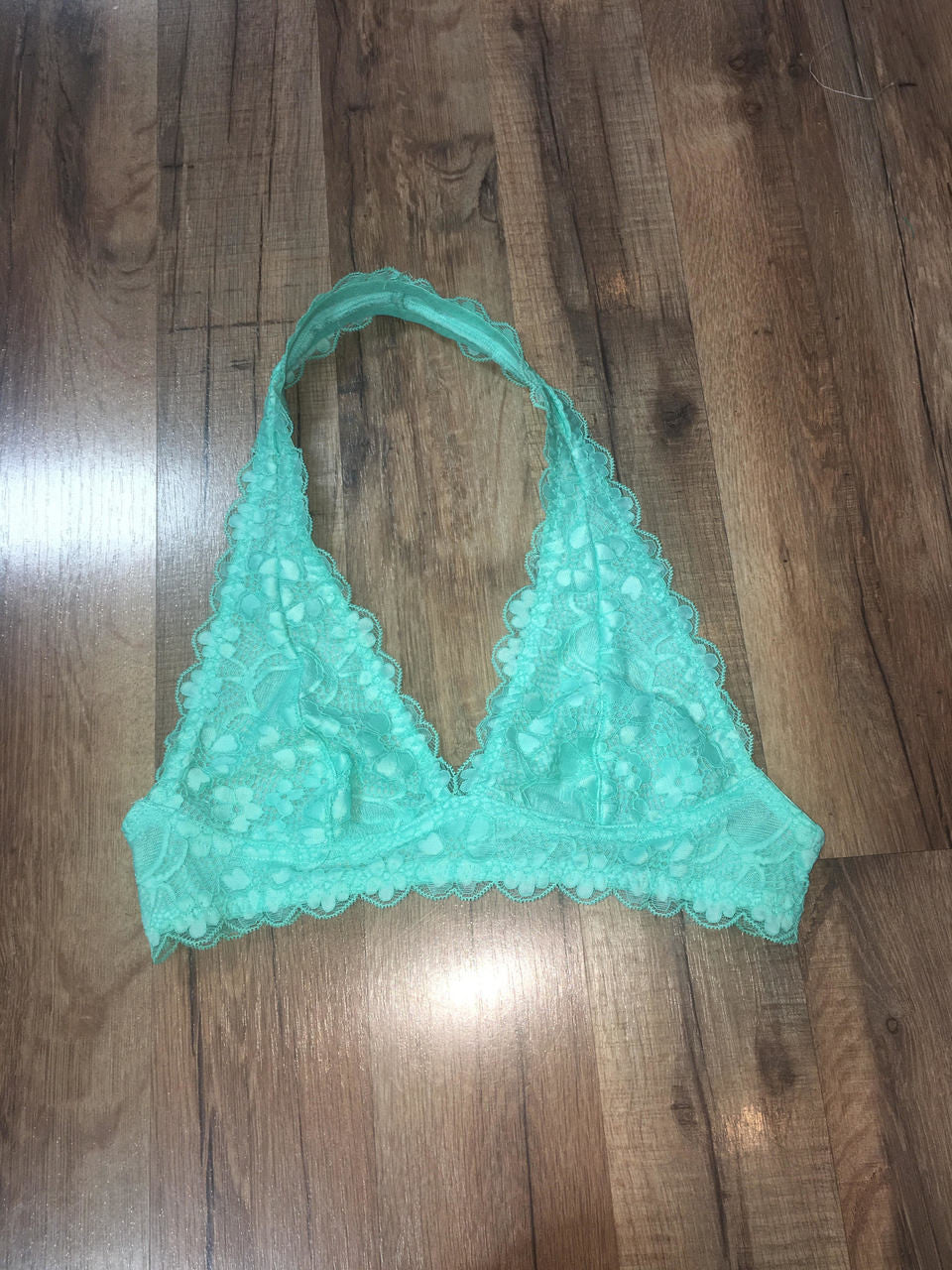 Mint Halter Bralette