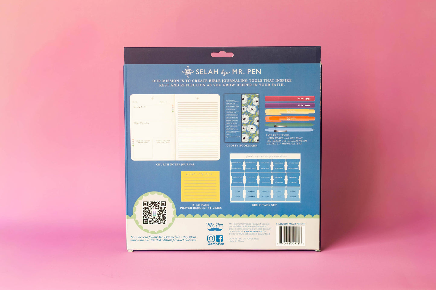 Mini Bible Journaling Kit with Church Notes Journal