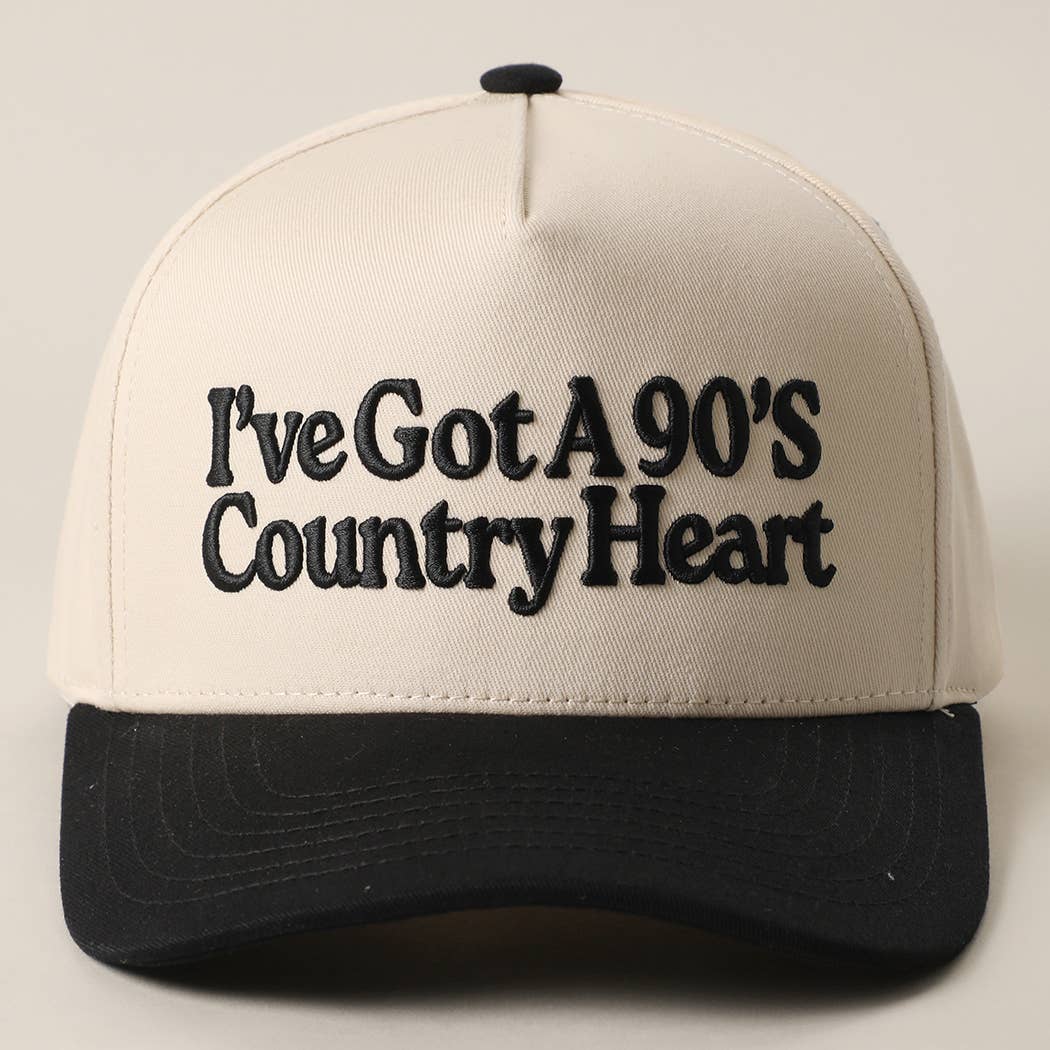 "I've Got A 90's Country Heart" Trucker Hat