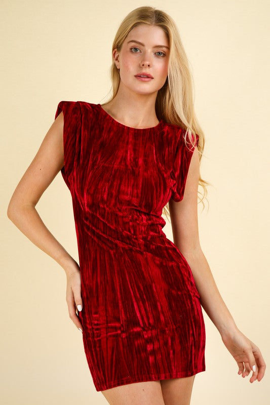 Red Velvet Dress