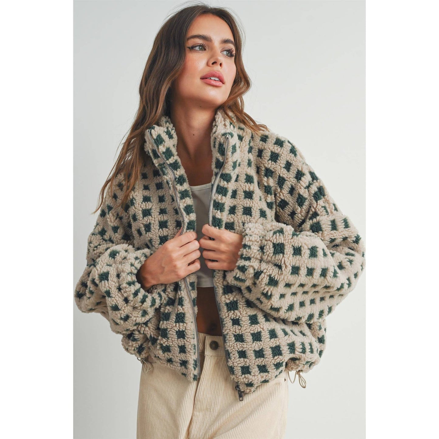 Fuzzy Sherpa Jacket