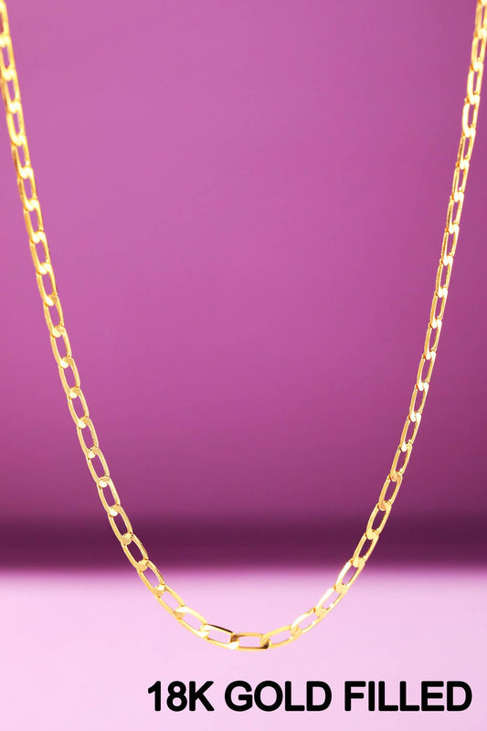 18K Gold Filled Chain Necklace
