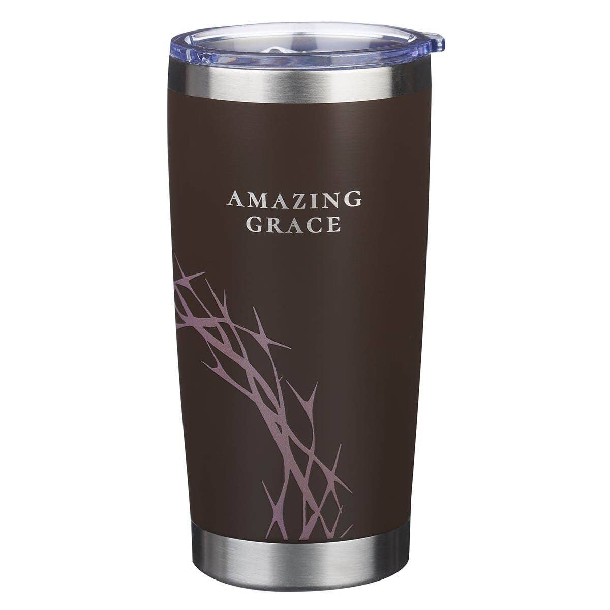 Tumbler SS Taupe Amazing Grace
