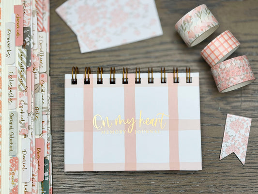 Plaid Scripture Verse Memory Journal