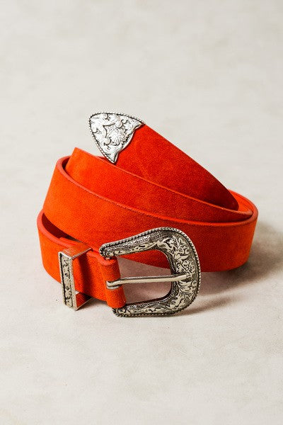 Classic Western Burnt Orange Belts