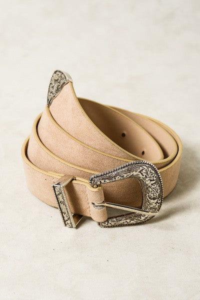Classic Western Beige Belt