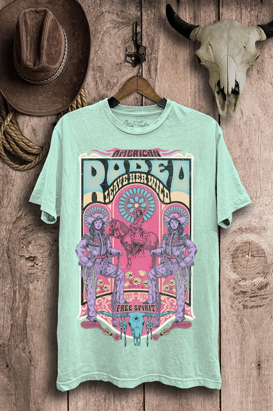 Mint American Rodeo Graphic Tee