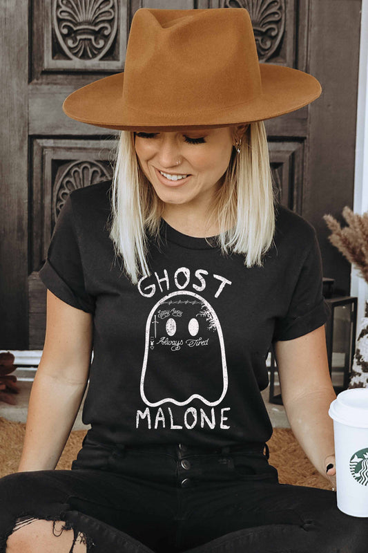 Black Ghost Malone Graphic Tee