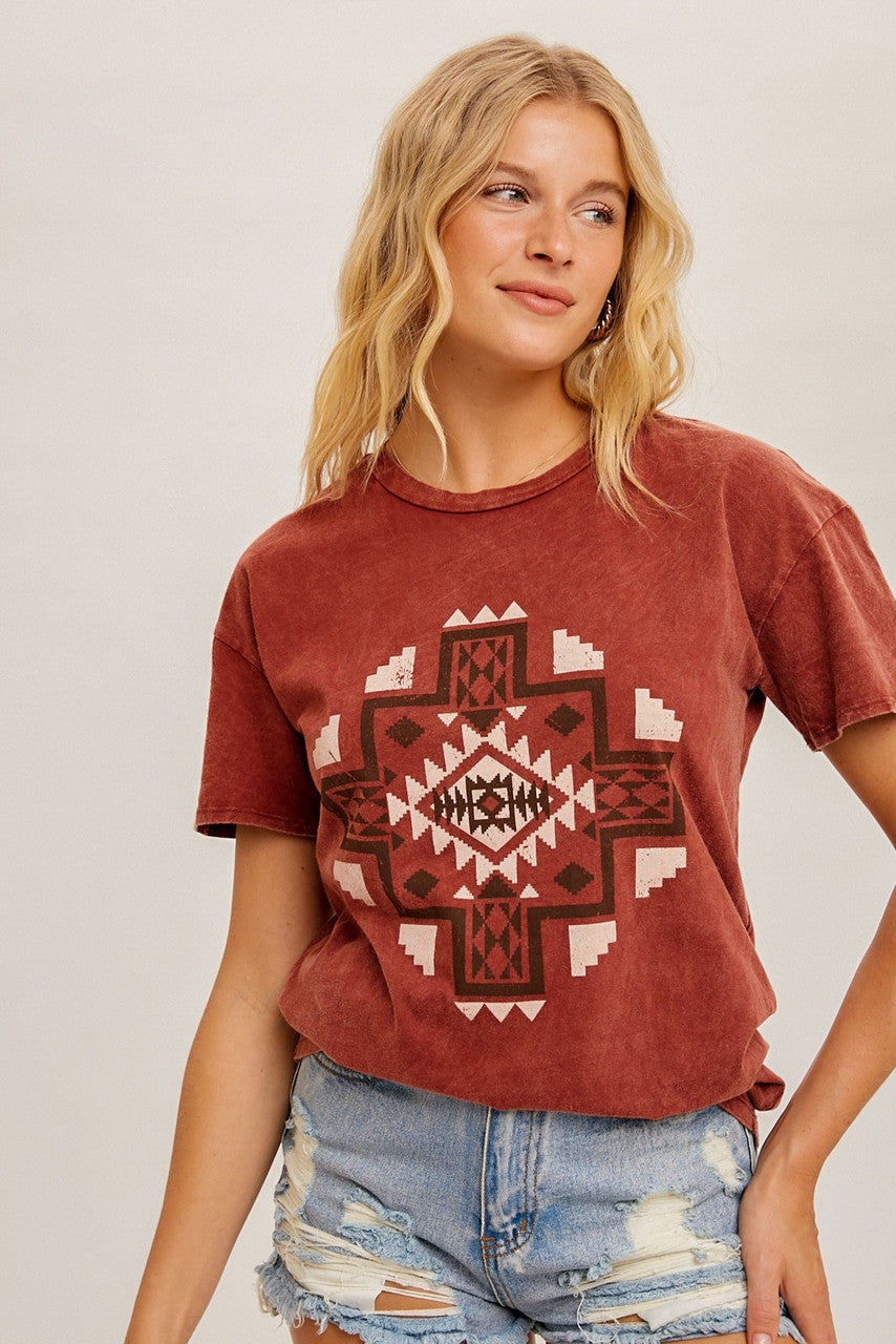 Wine Vintage Ethnic Tee