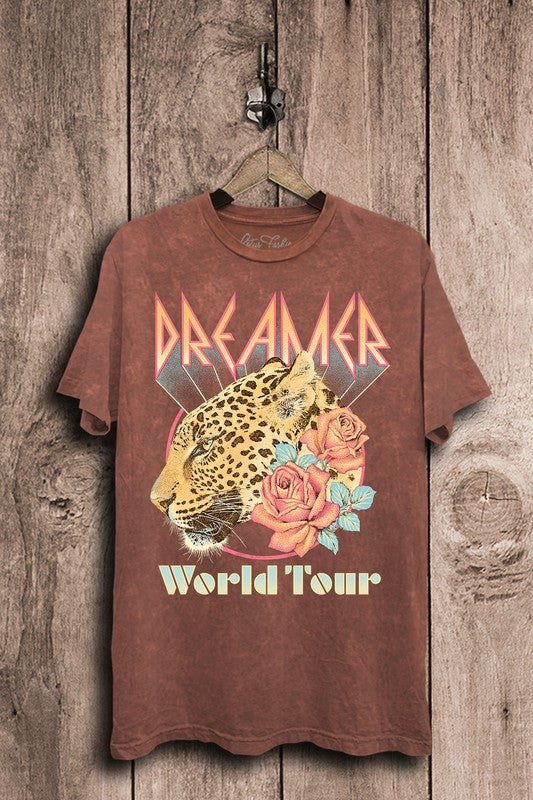 Dreamer World Tour Rock & Roll Graphic Tee