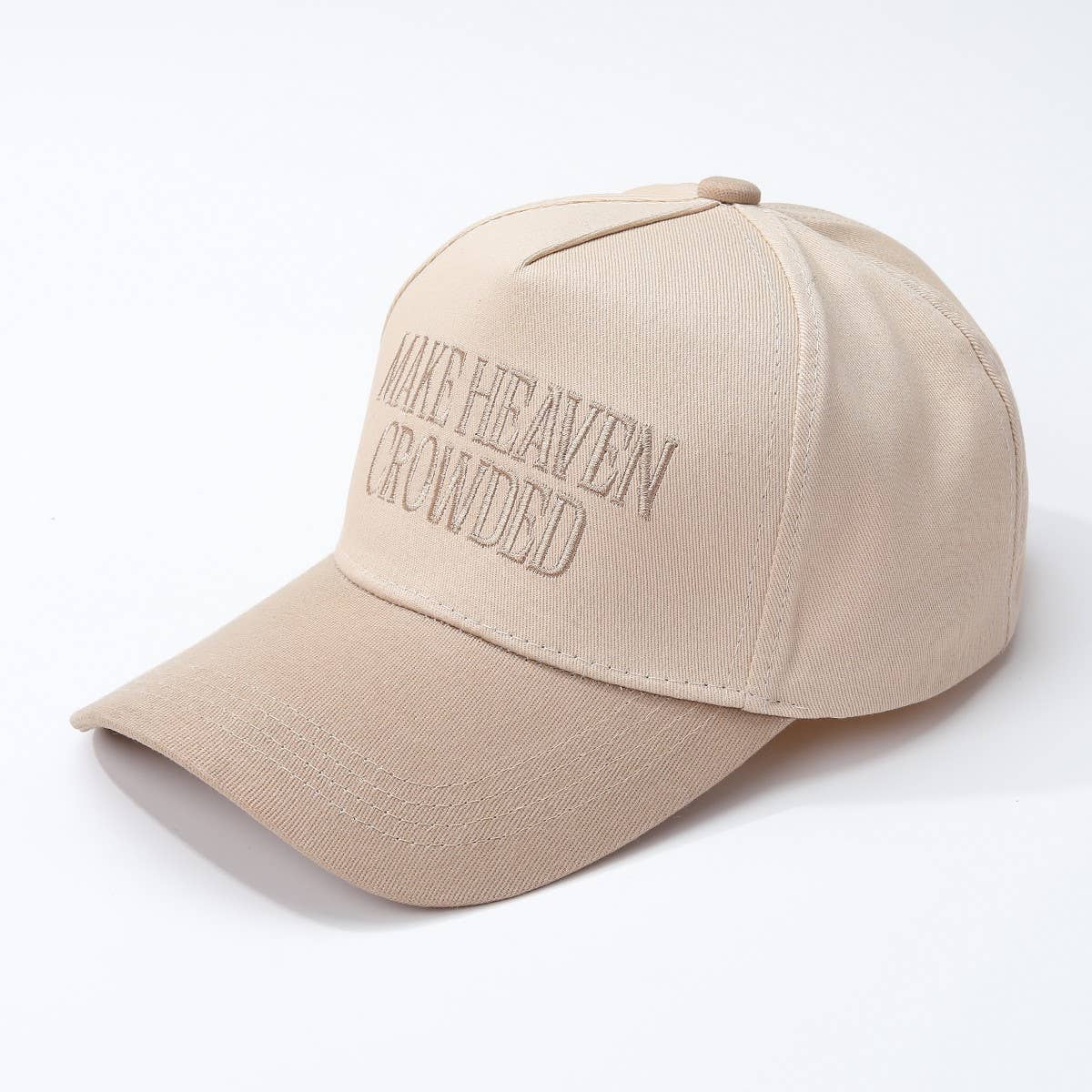 MAKE HEAVEN CROWDED BASEBALL CAP |Red