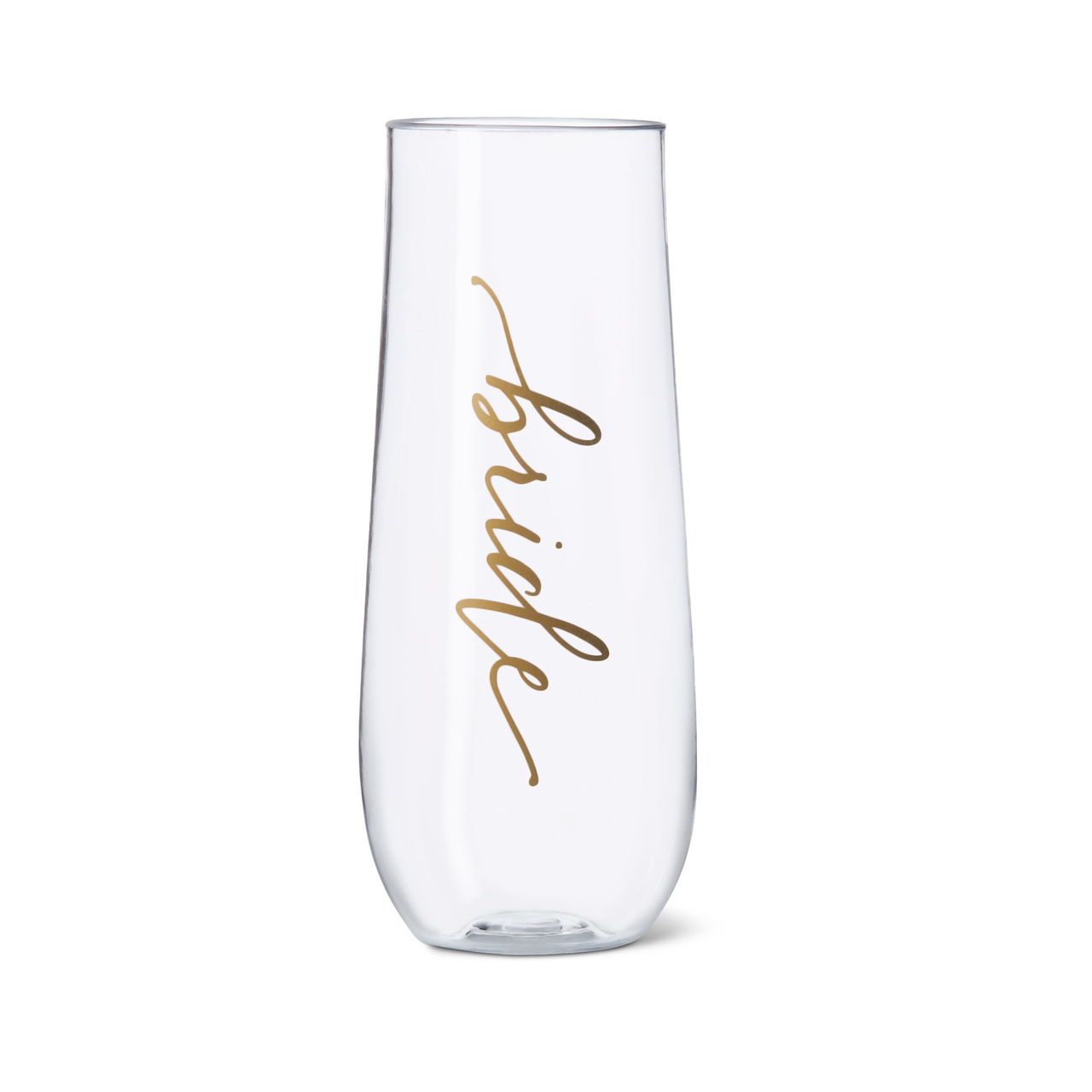 Bride Stemless Champagne Glass