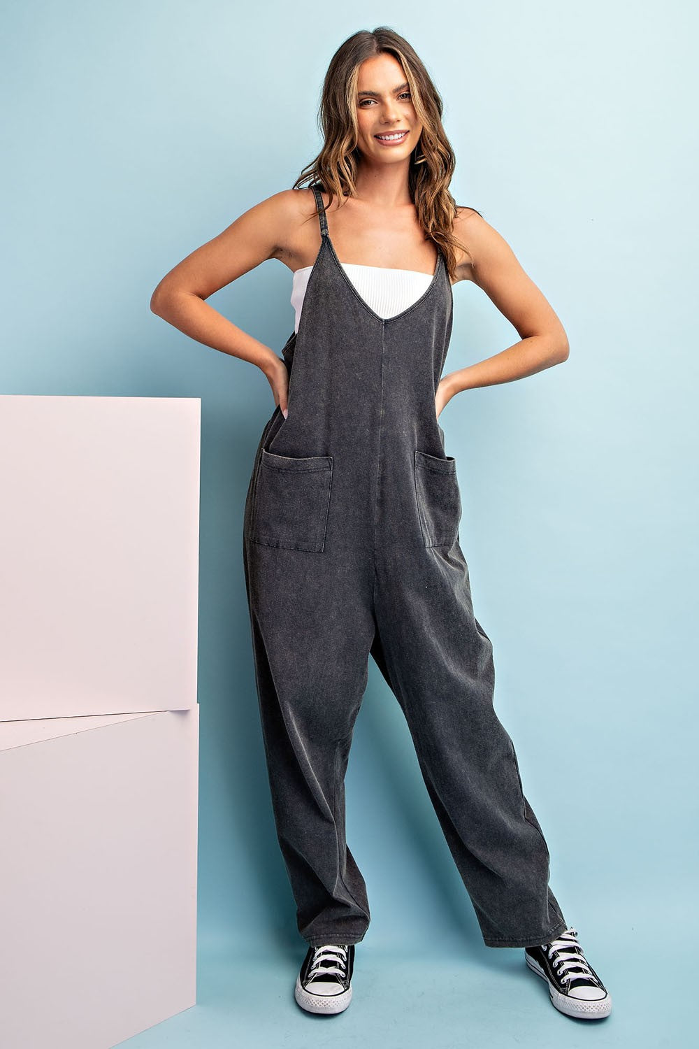 Ash Washed Jumpsuit