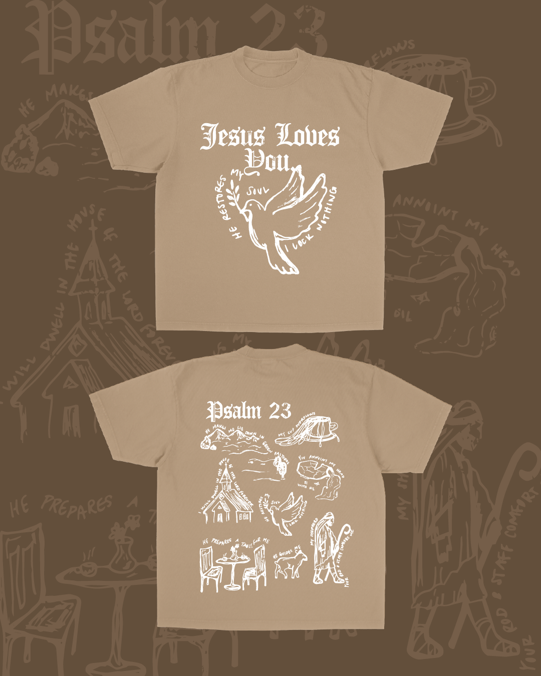 LMTD || "Psalm 23" Heavyweight Tee