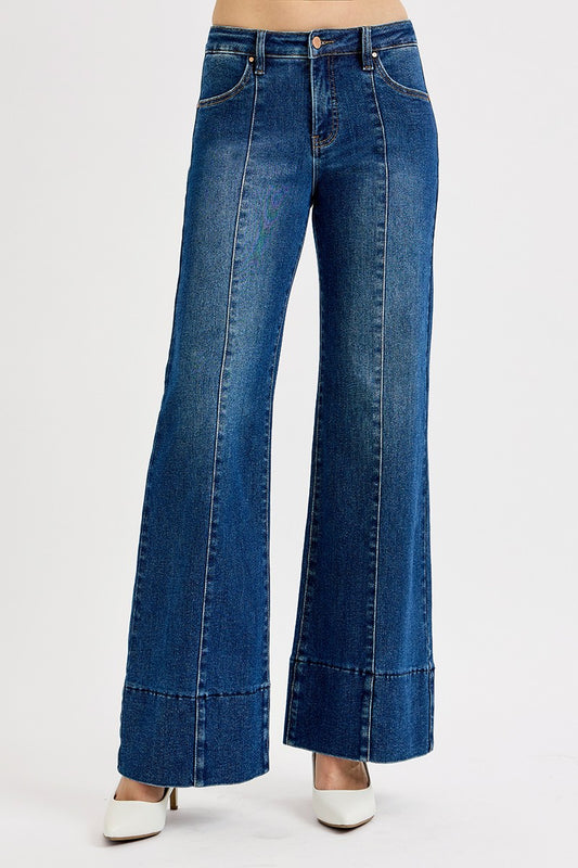 Dark Wash Lined Jean