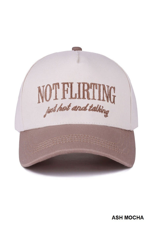 Not Flirting Hat
