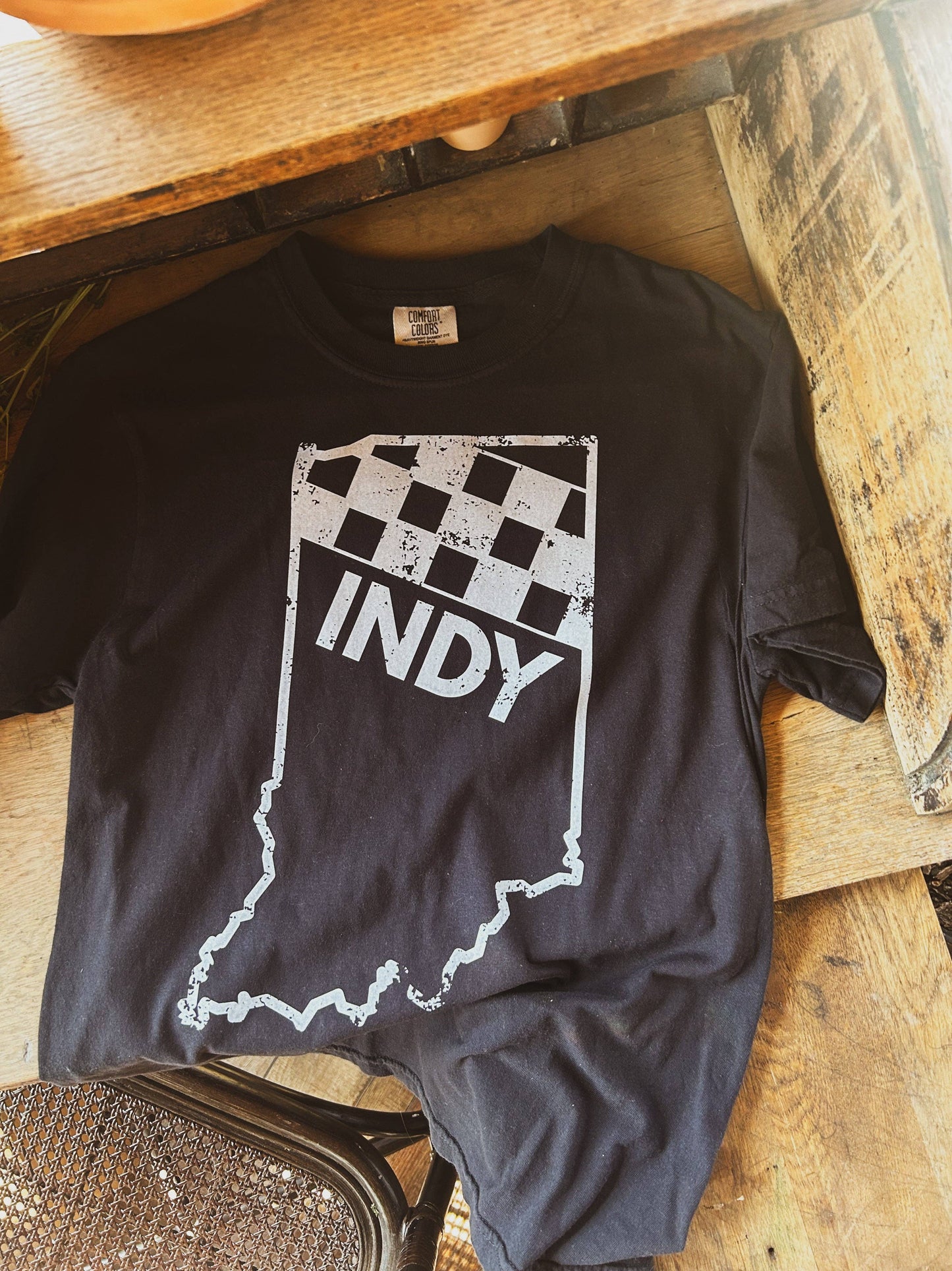 Unisex Indy Race Tee - Vintage Vibes