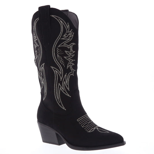 Embroidered Western Boots