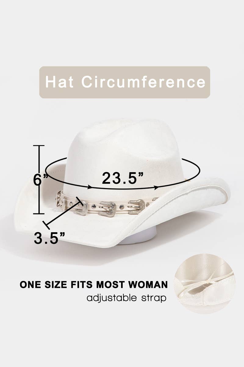 Belt Strap Cowboy Hat: IV