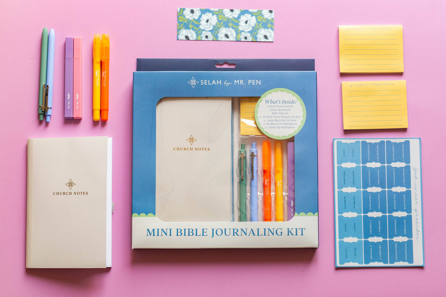 Mini Bible Journaling Kit with Church Notes Journal