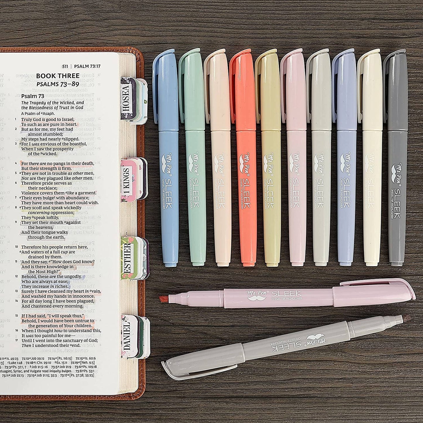 Morandi Highlighters 12 Pack Chisel Tip