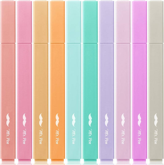 Aesthetic Bible Highlighters 10 Pack Candy Colors