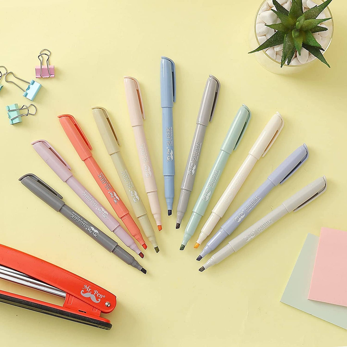 Morandi Highlighters 12 Pack Chisel Tip