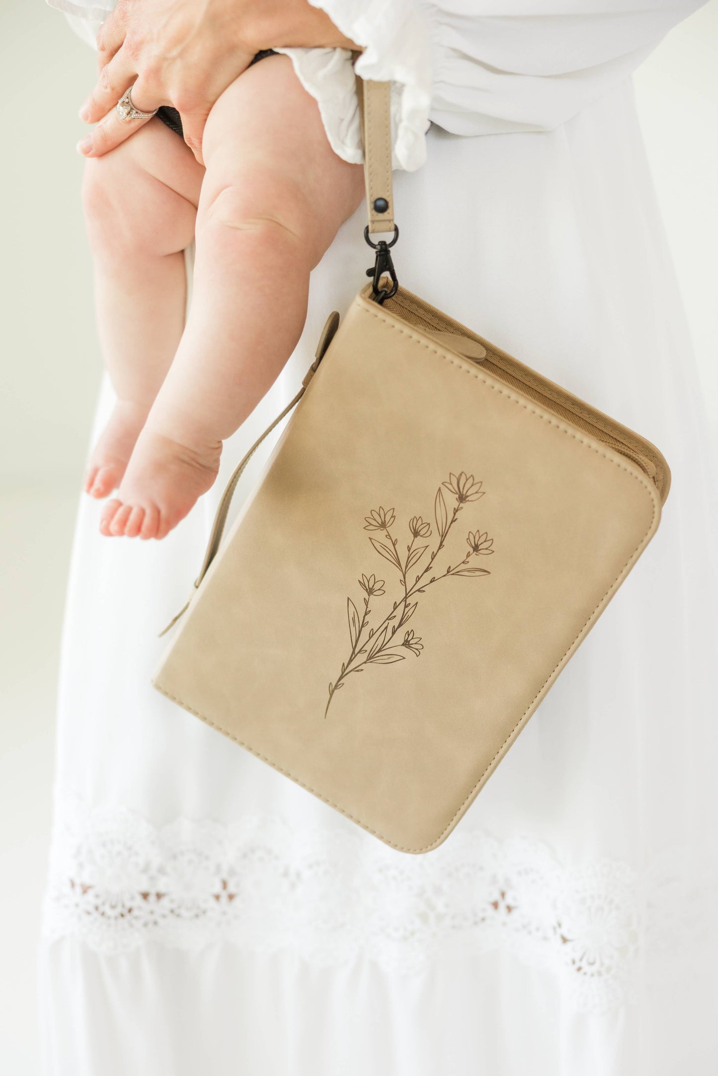 Debossed Floral Bible Cover