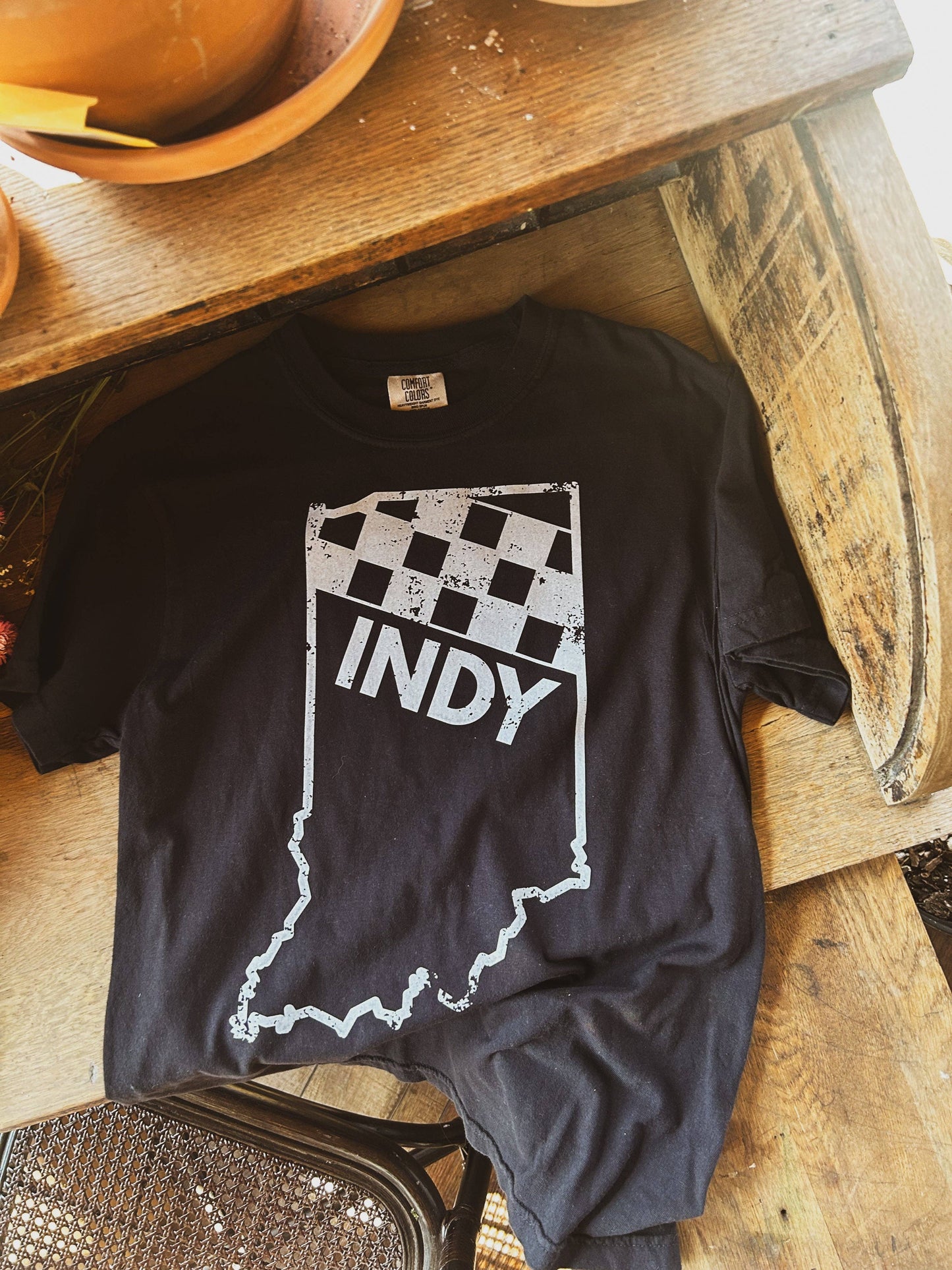 Unisex Indy Race Tee - Vintage Vibes