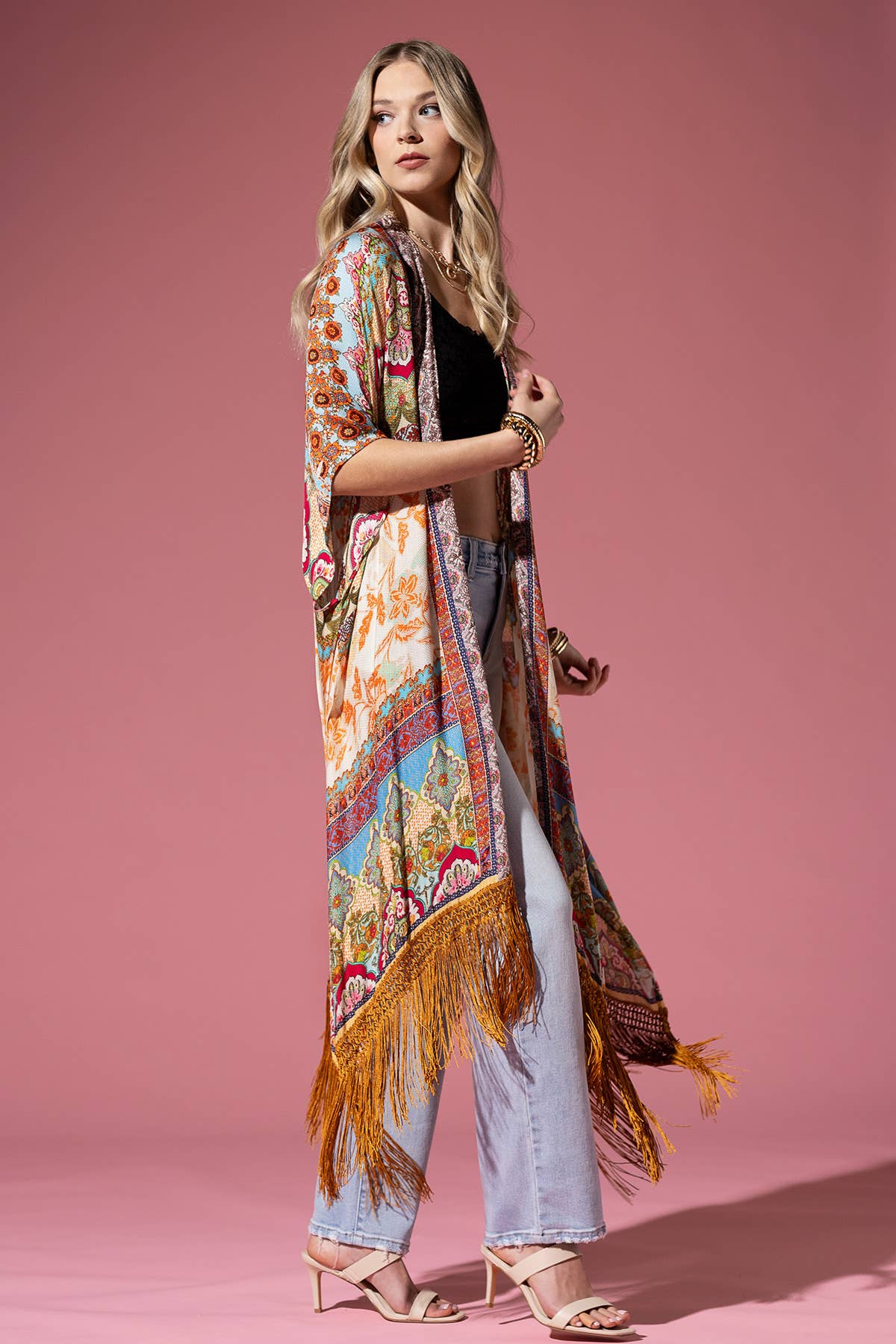 Long Fringe Cardigan