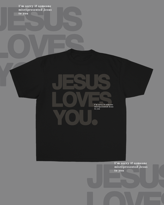 Monochrome "I'm Sorry" Tee