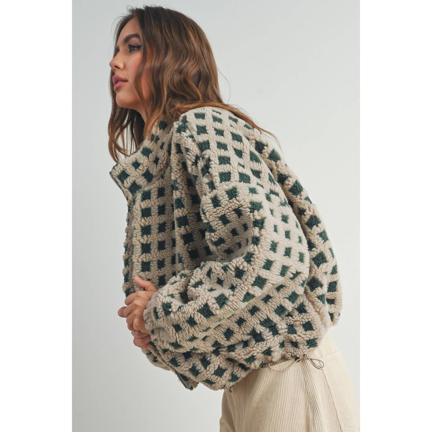 Fuzzy Sherpa Jacket