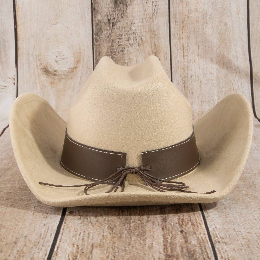 Embroidered Strap With Stone Western Cowboy Hat: KA