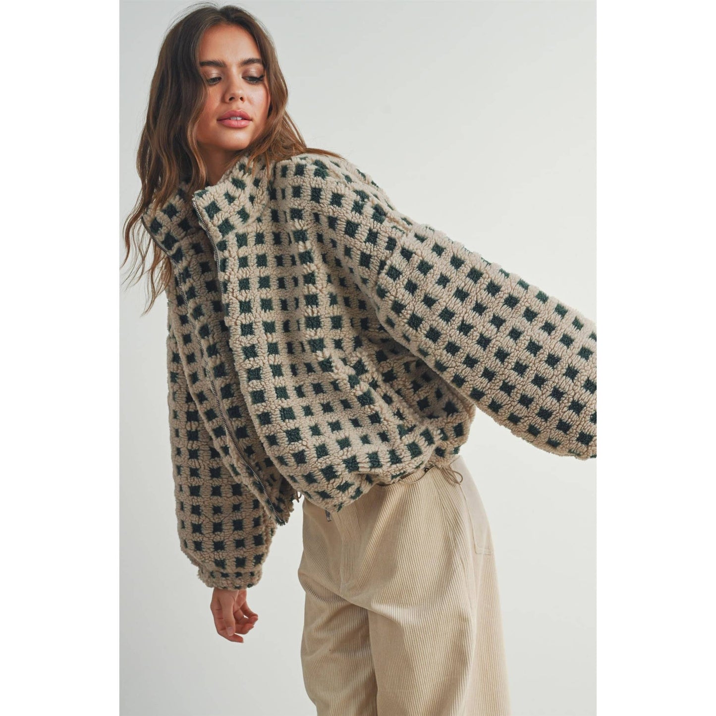 Fuzzy Sherpa Jacket