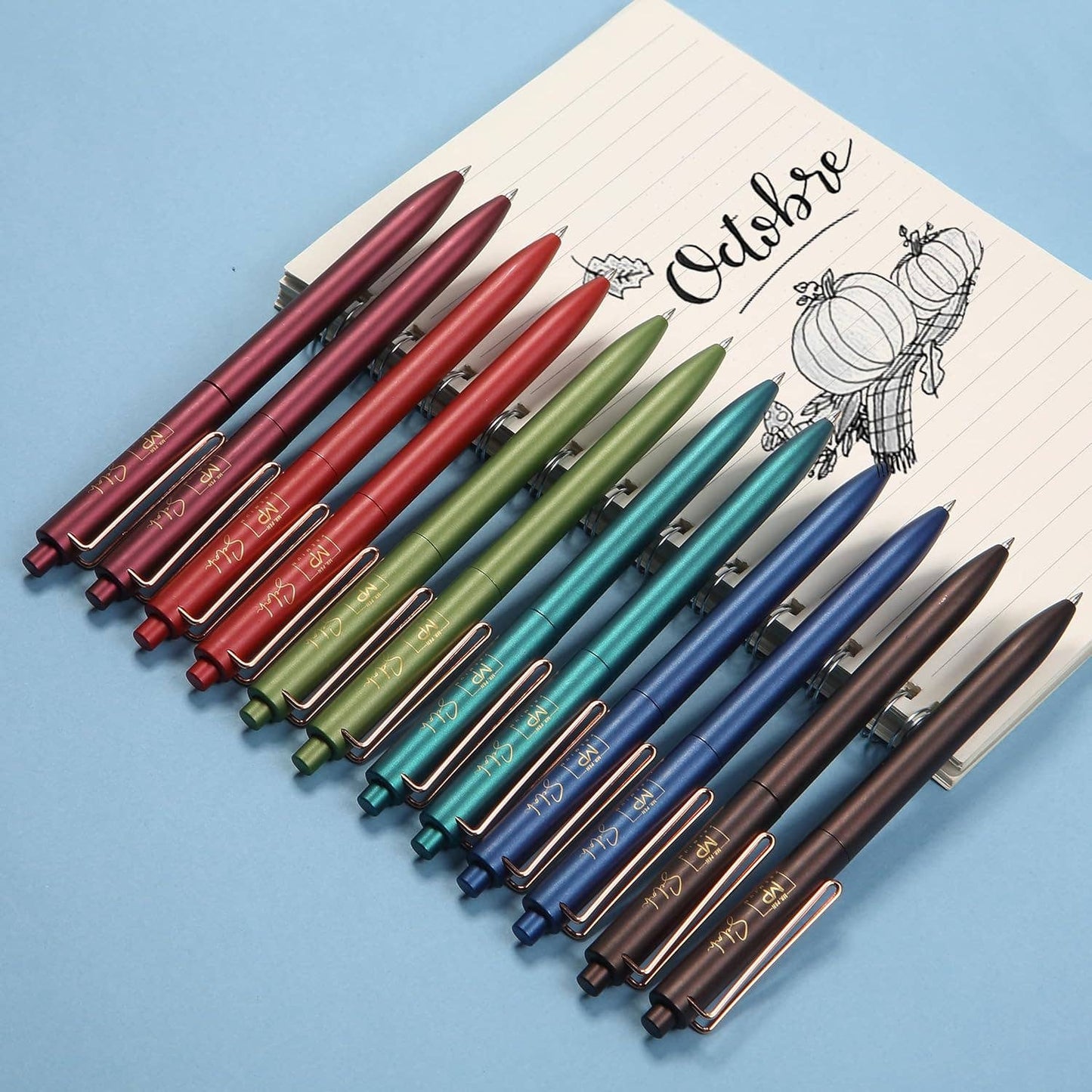 Mr. Pen Retractable Gel Pens - 12 Pack, Black Ink