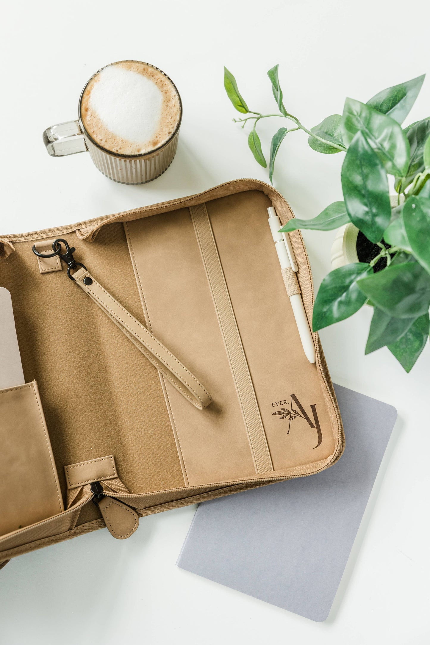 Bible Cover, Vegan Leather Bible Case, Trio Floral
