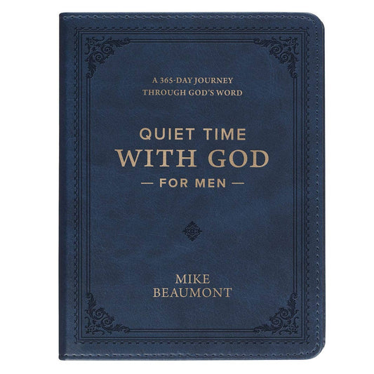 Devotional Quiet Time with God for Men Faux Leather