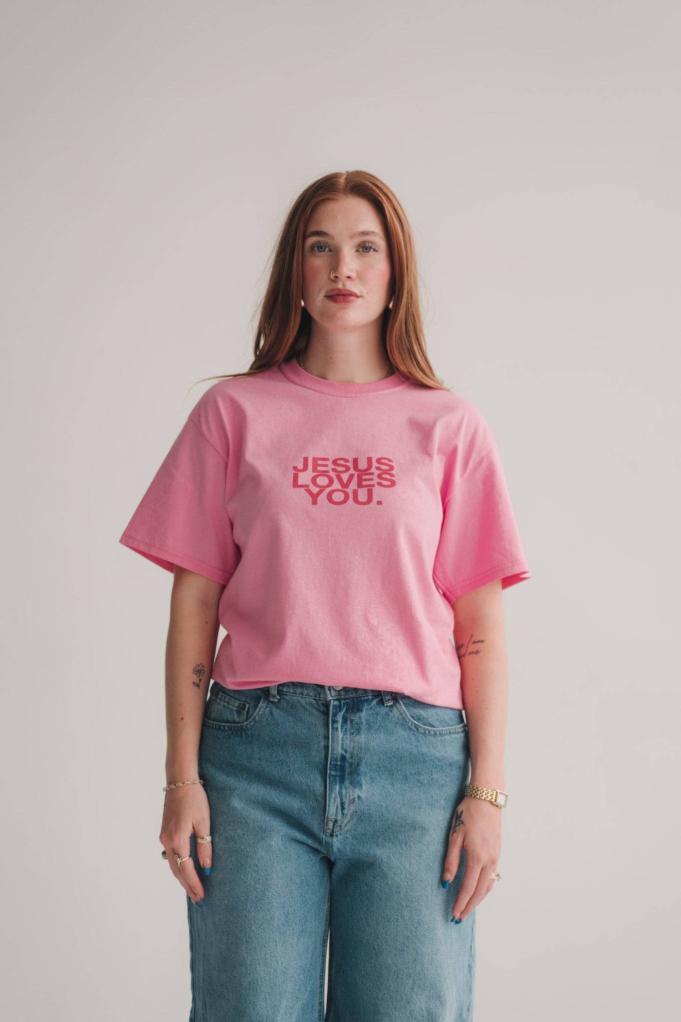 Pink Clay Logo Tee