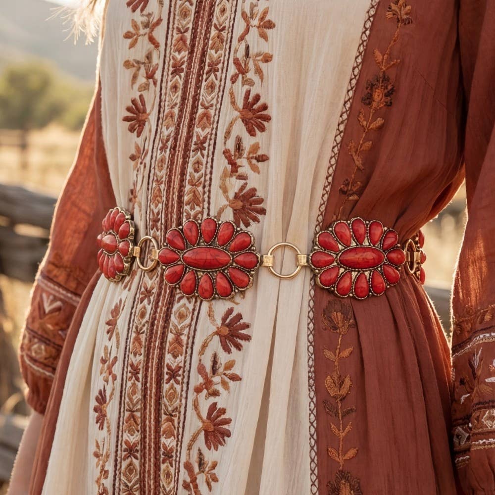 Blossom Cluster Chain Belt