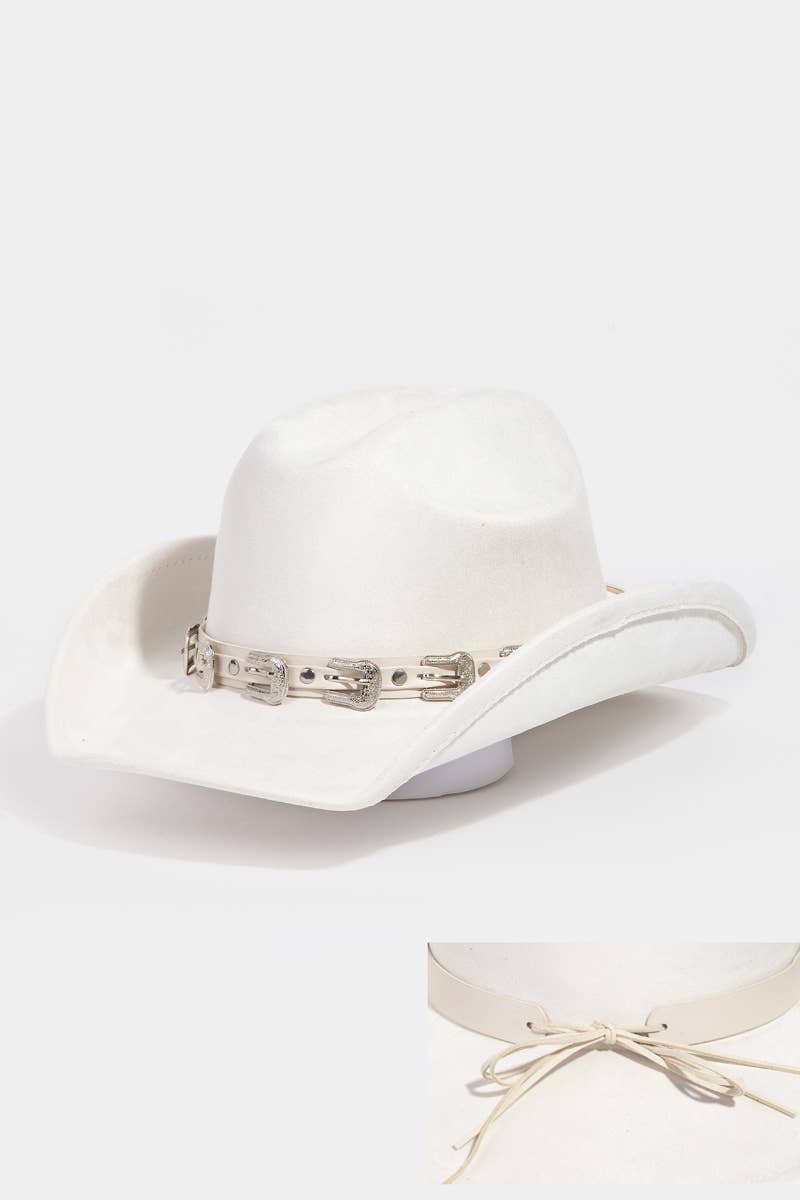 Belt Strap Cowboy Hat: IV