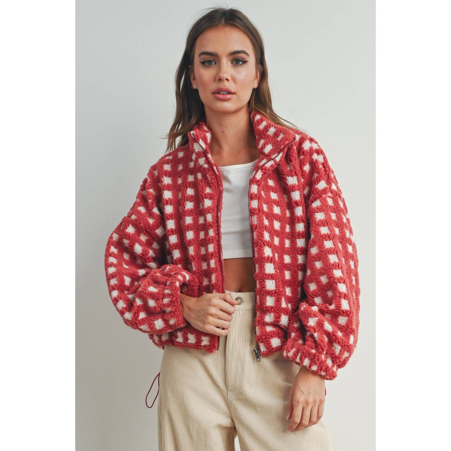 Fuzzy Sherpa Jacket