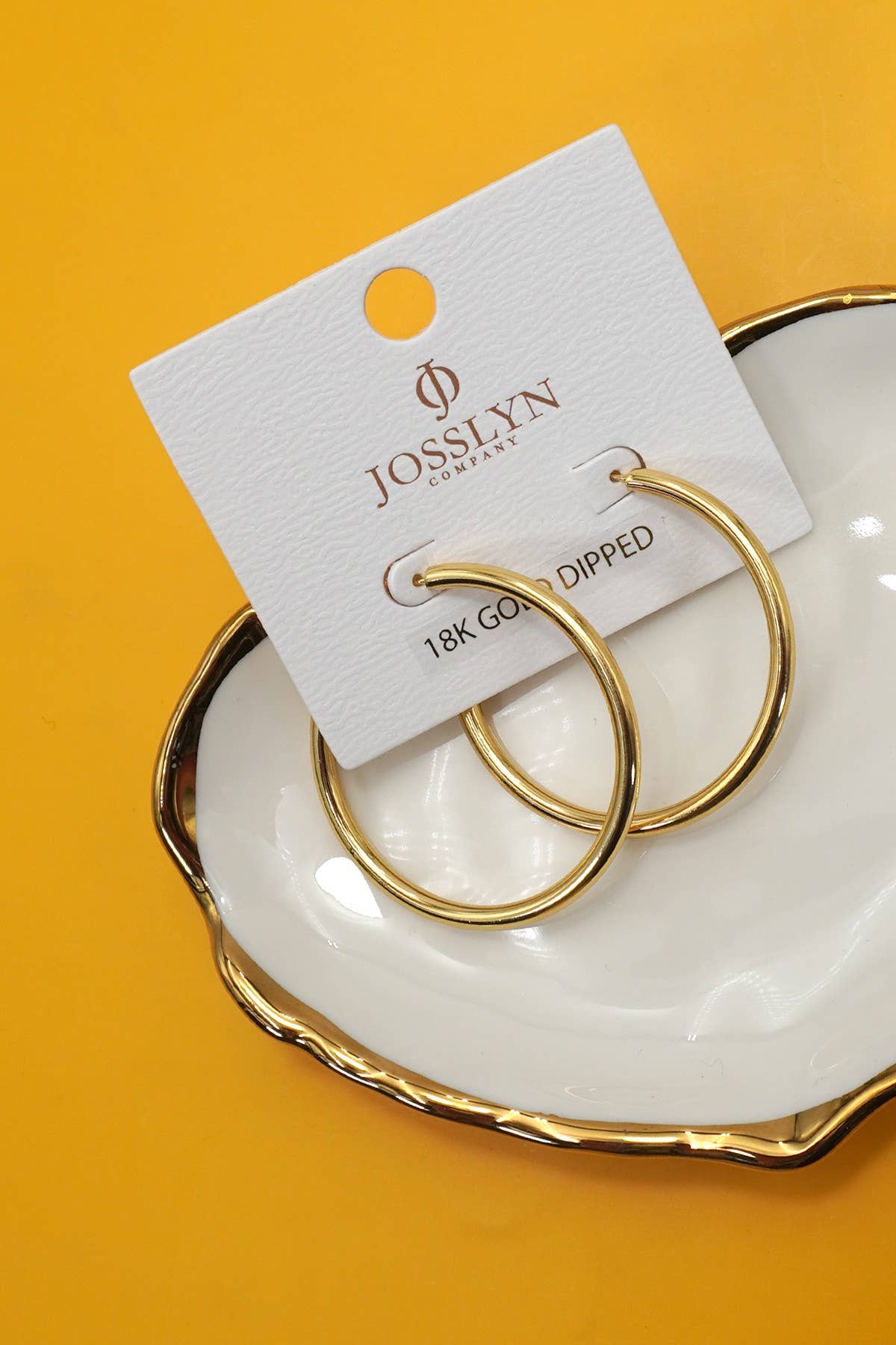 18K Stainless Steel Tarnish Free Hoop