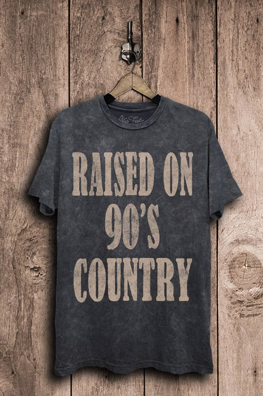 Raised on 90s Country Graphic Top