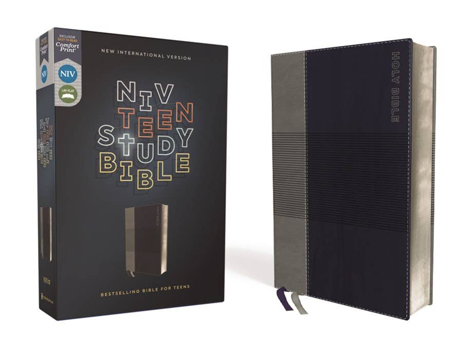 NIV, Teen Study Bible, Leathersoft, Blue