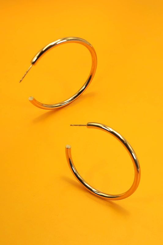 18K Stainless Steel Tarnish Free Hoop