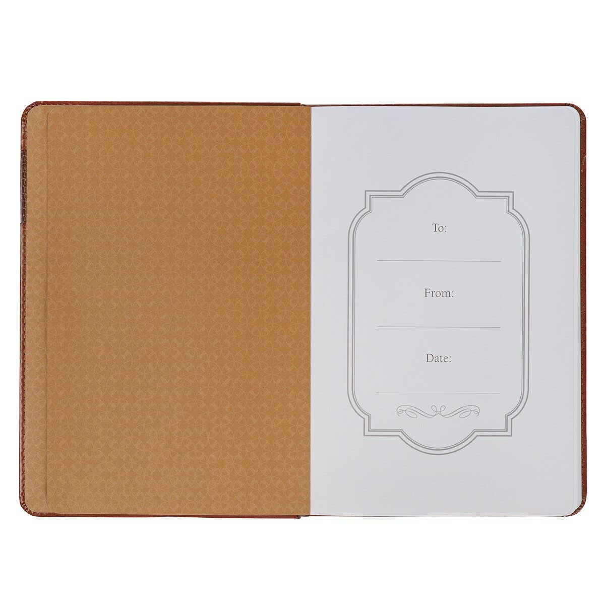 Journal w/Elastic Be Still Brown Ps. 46:10