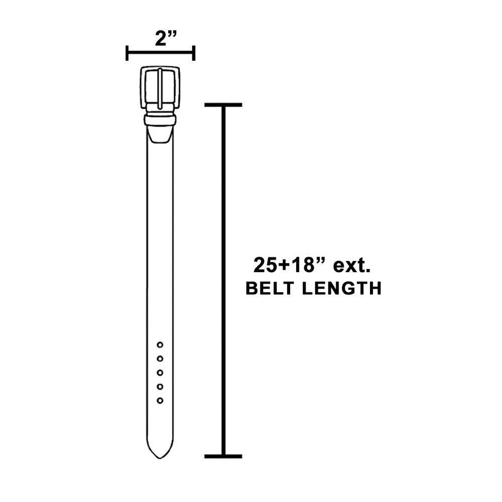 Western Circle Concho Disc Chain Belt