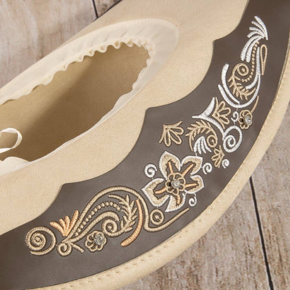 Embroidered Strap With Stone Western Cowboy Hat: KA