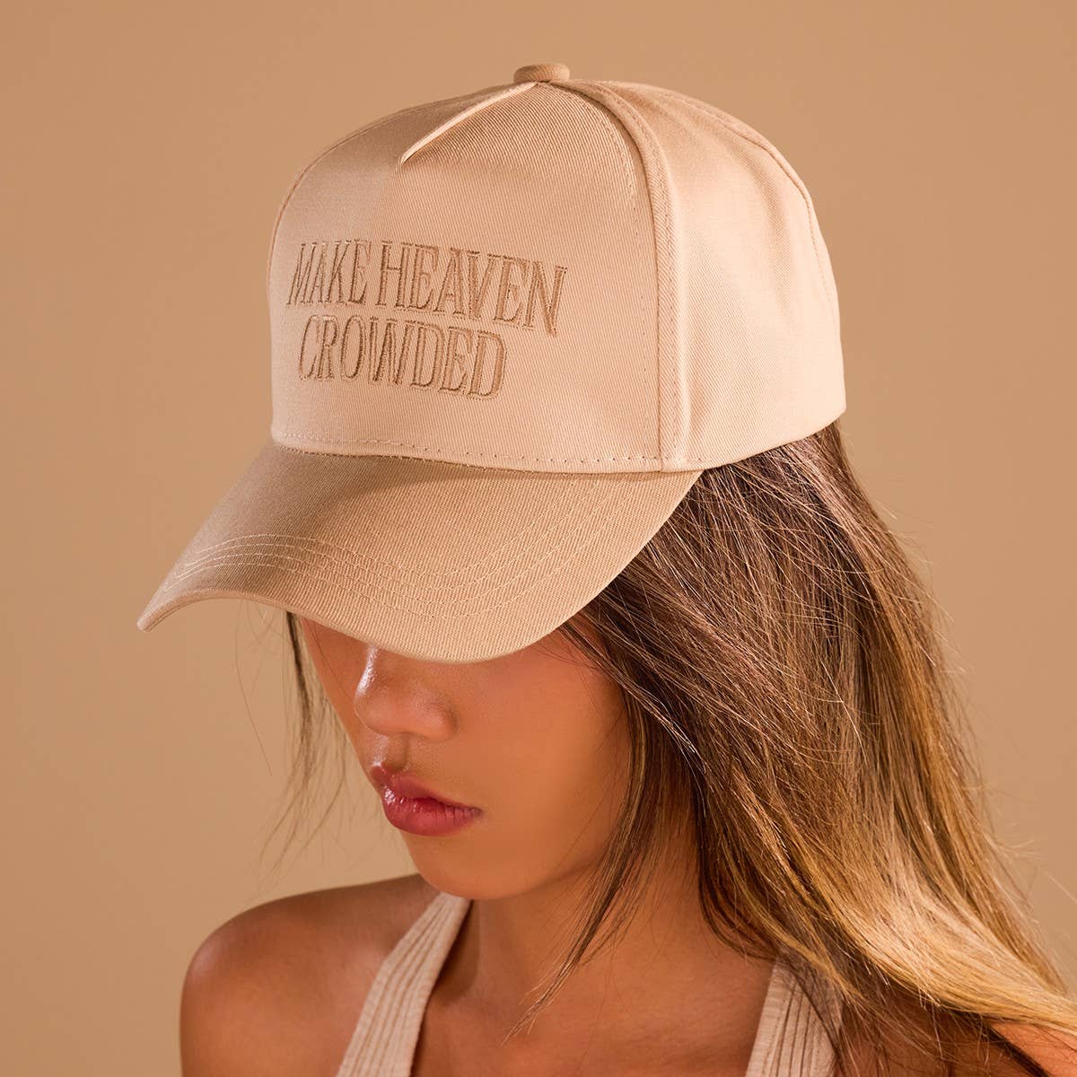 MAKE HEAVEN CROWDED BASEBALL CAP | Full Camo