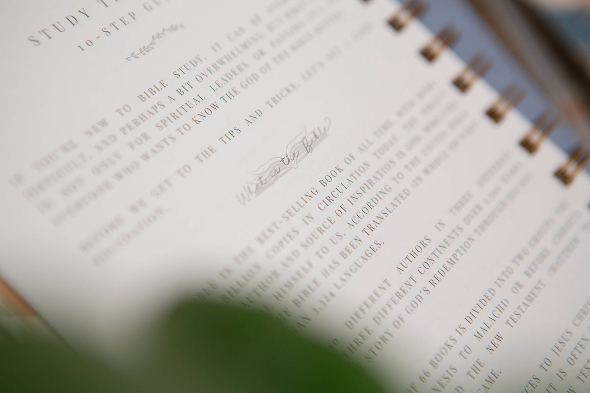 Bible Study Journal for Women | Verse Mapping Journal 